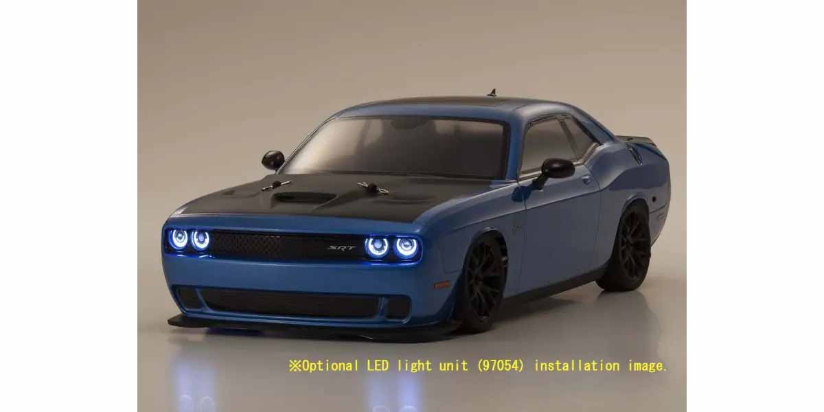 Kyosho Fazer - FZ02 (L) Dodge Challenger SRT 2015 Blue 1/10 RC CAR - RTR Readyset (Brushed) - K.34415T2C (Requires Battery & Charger)