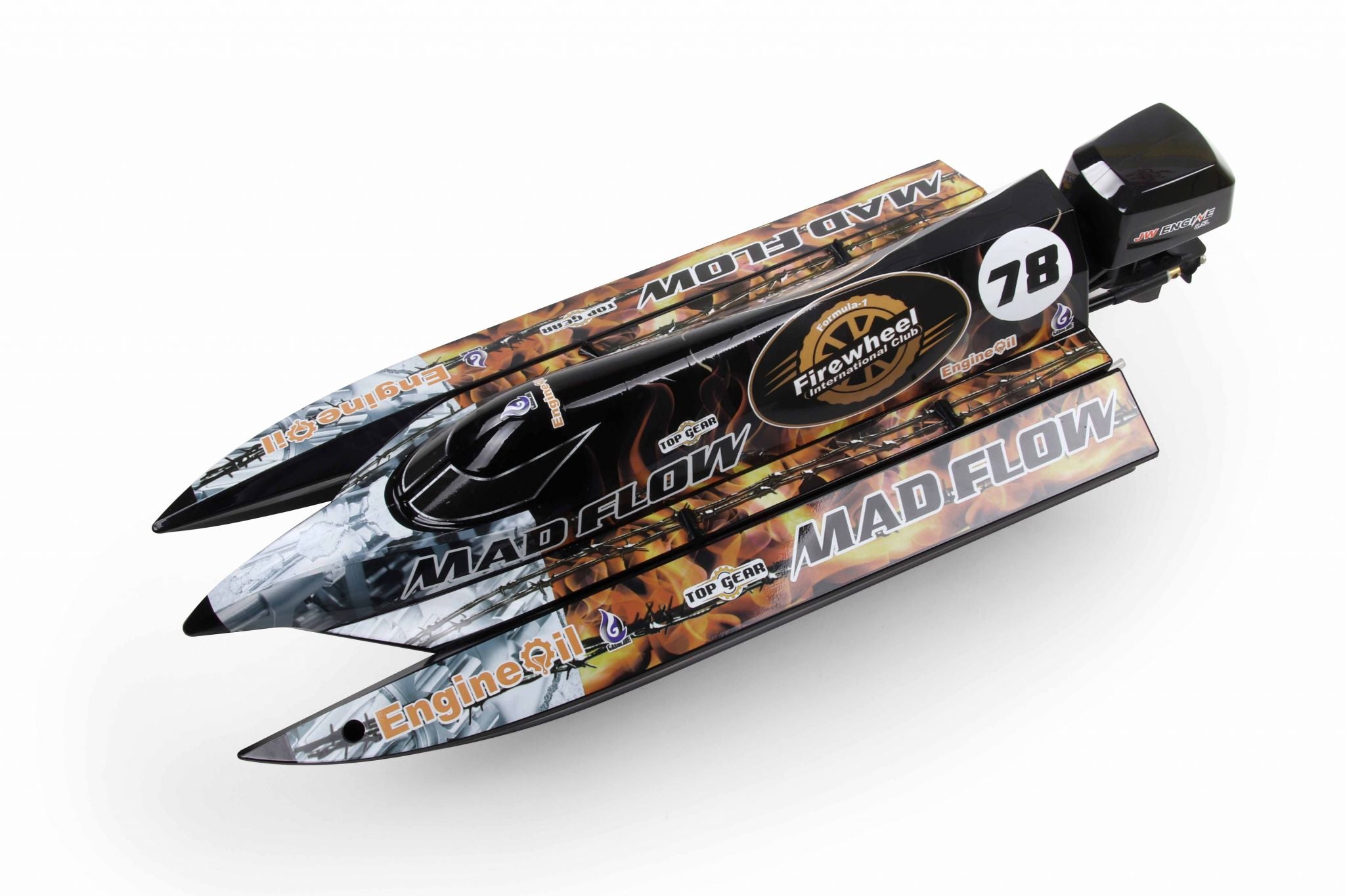 JOYSWAY - RC Mad Flow V3 Brushless F1 Electric ABS 590mm 2.4G RTR Boat - JW8653V3-RTR