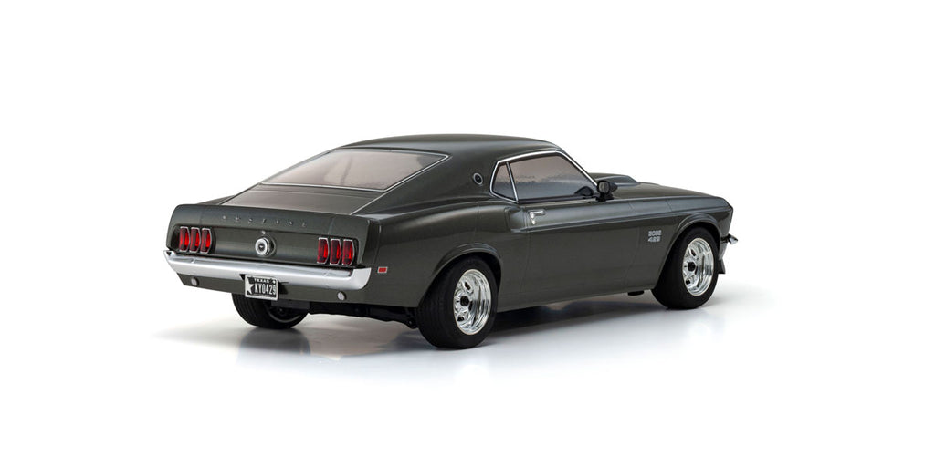 KYOSHO - RC 1/10 Car RTR FULL SET Fazer FZ02 (L) Ford Mustang Boss 429 Black 1969 (4000mah Lipo & Charger Included)- K.34437T1-FS (4000mah Lipo & Charger Included)