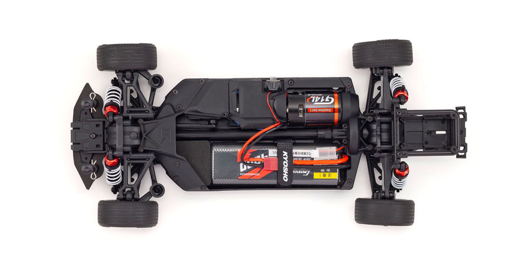 KYOSHO - RC 1/10 Car RTR FULL SET Fazer FZ02 (L) Ford Mustang Boss 429 Black 1969 (4000mah Lipo & Charger Included)- K.34437T1-FS (4000mah Lipo & Charger Included)
