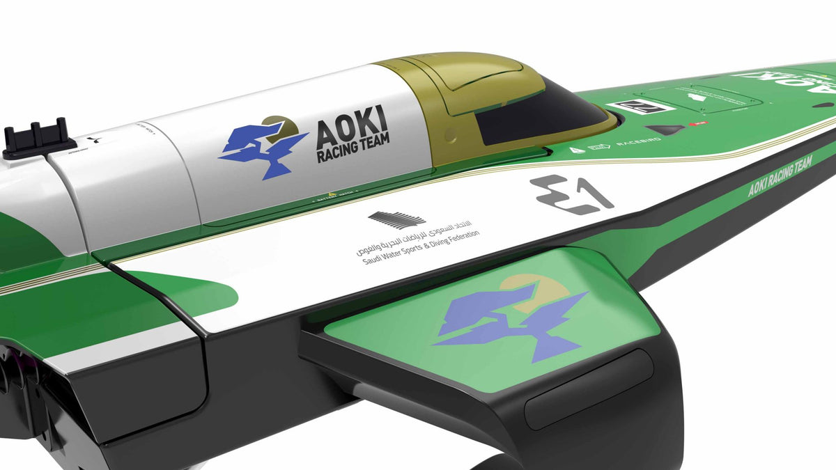 JOYSWAY - RC E1 Racebird 1/14 545mm RTR Hydrofoil Boat Team Aoki - JW8608AOKI