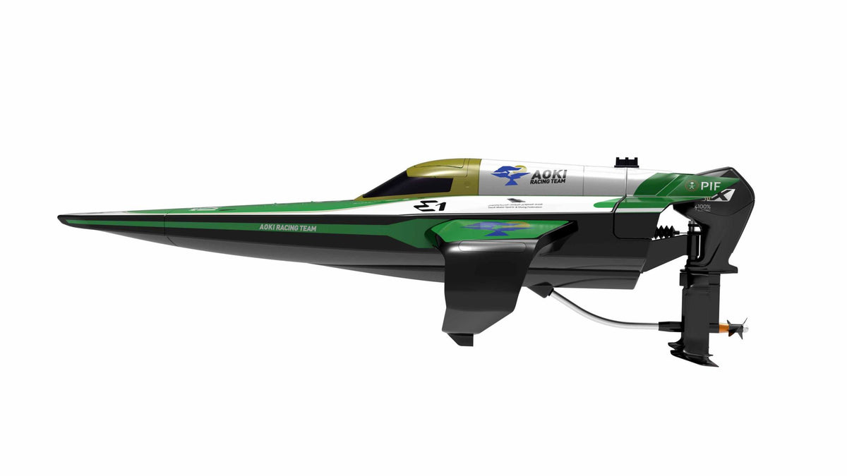 JOYSWAY - RC E1 Racebird 1/14 545mm RTR Hydrofoil Boat Team Aoki - JW8608AOKI