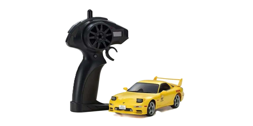 Kyosho - My First Mini-Z 1:28 Initial-D Mazda RX-7 FD3S YE (1:24th Class) - K.66607A (Micro RC CAR)