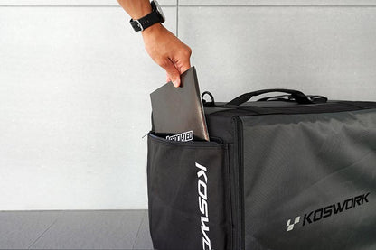 Koswork - 1/10 Car / Buggy RC Dual Drawer Bag Carry Haul (540x350x420mm) PP Frame - KOS32251PP