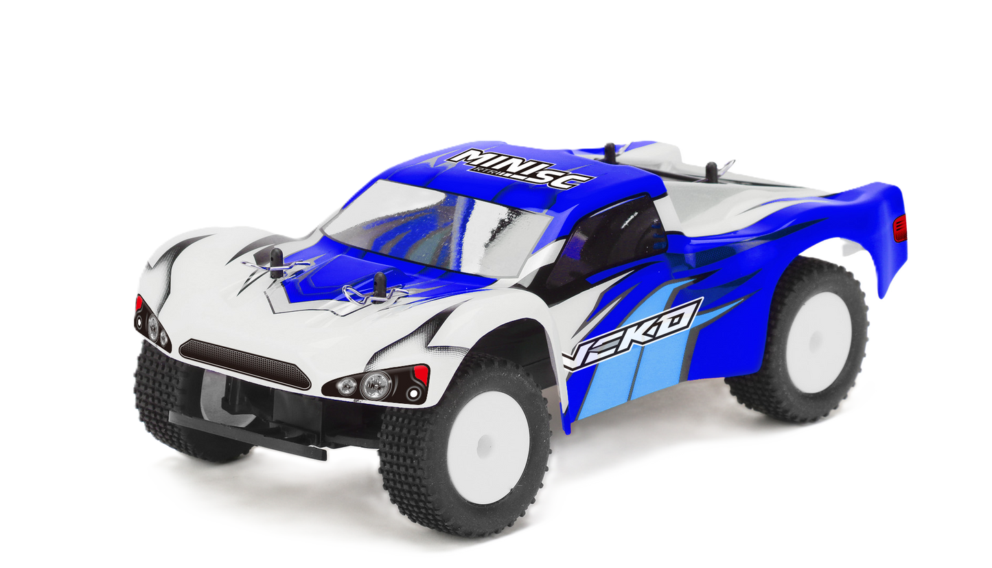 Veko - Mini SC Blue 1:24 Short Course RTR with Gyro, Battery & Charger - VK0002-BL