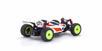 Kyosho - 1/28 Micro Buggy Mini-Z MB010 Readyset 4WD Turbo Optima Mid Special (White) (1/24th Class) - (No battery or charger included)