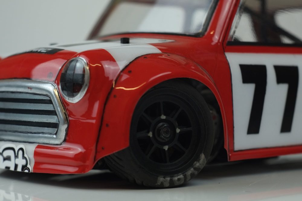 Phat Bodies -M-Chassis (210mm) Mini Miglia Body Set in Clear Lexan - For 1/10 M-Chassis MTC (W-170mm x Wheelbase-210mmmm) M03, M05, MB01