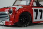Phat Bodies - M-Chassis (210mm) Mini Cooper Miglia Body Set in Clear Lexan - For 1/10 Tamiya M-Chassis MTC (W-170mm x Wheelbase-210mmmm) M03, M05, MB01