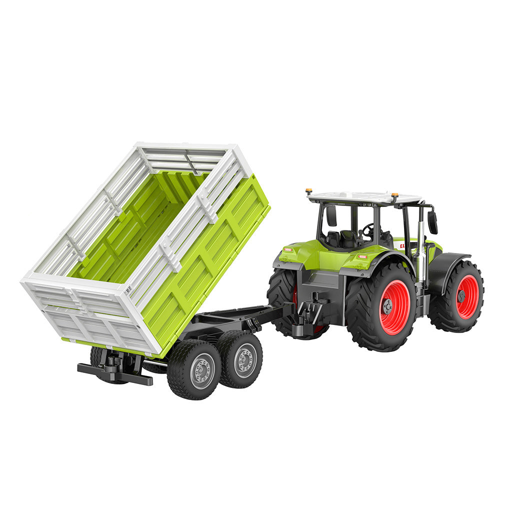 CLAAS ARION 660 - RC Tractor with trailer 1:24 - E685-003 - Licenced Product (Working Lights)