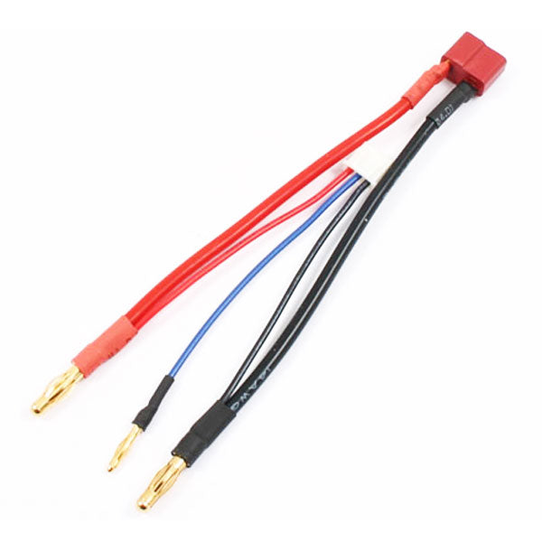 ETRONIX - BALANCE CHARGE LEAD ADAPTOR FOR LIPO 2S WITH DEANS - 4MM Bullet - 2MM CONNECTOR - ET0282