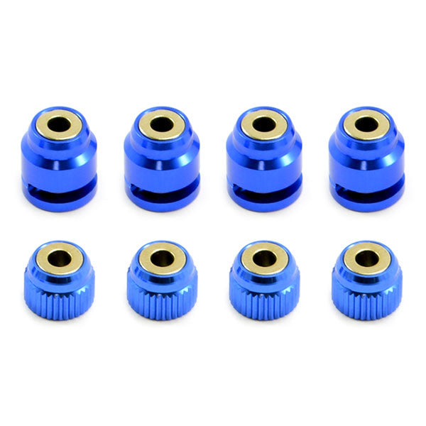 FASTRAX - RC CAR MAGNETIC BODY POST MARKERS - BLUE - (4PCS & CASE) FAST207MBL