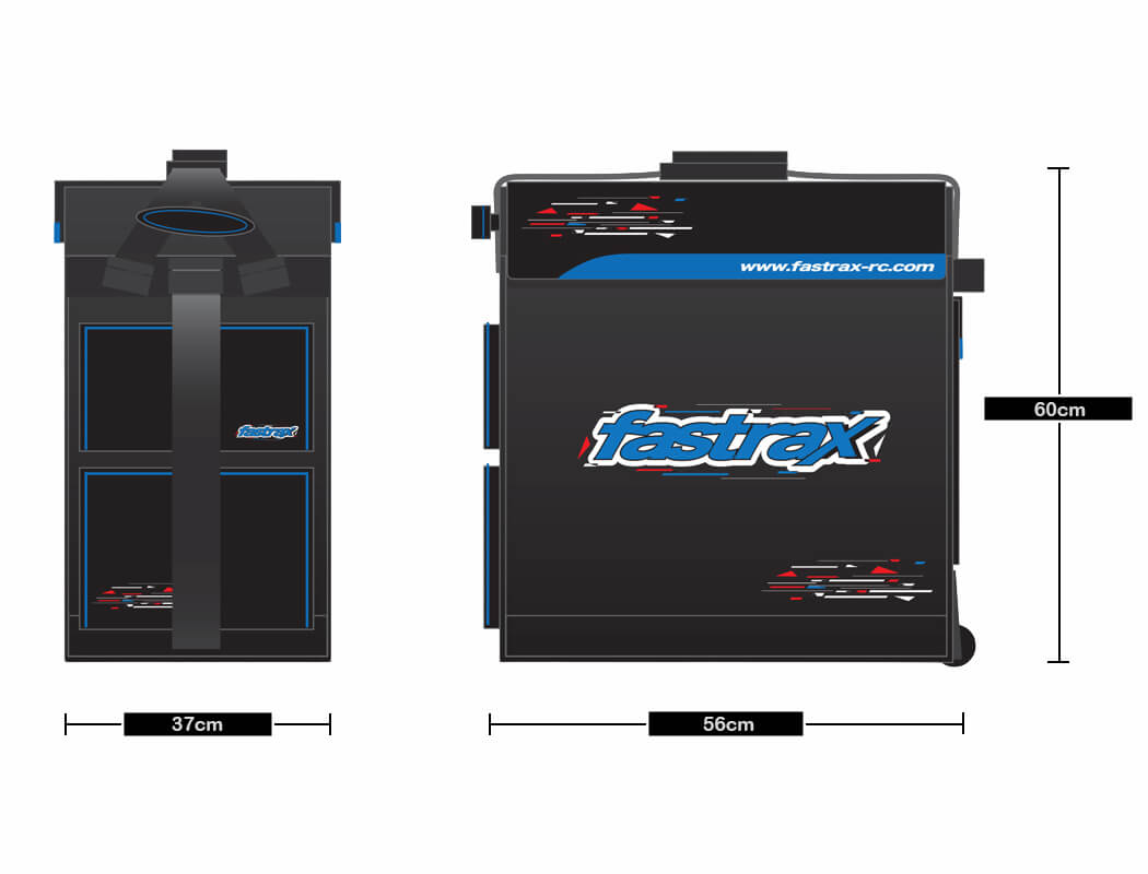 FASTRAX - RC 1/10 - 1/8th CAR MEGA HAULER (Latest V2 NEW 2025 Version) - FAST688 (Hauler (Overall) H56cm D37cm W60cm)