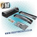 MONTECH - 1/10 RC TOURING CAR COMBO CLEAR WING SET - 0.75MM - MI8, MI9 - MT024009