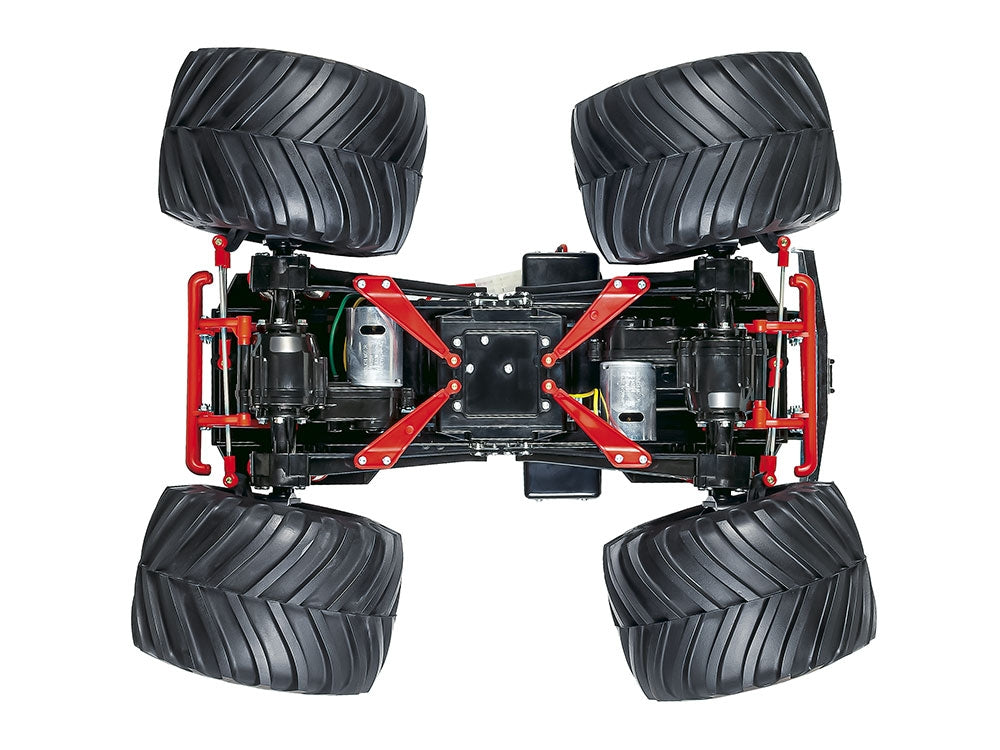 TAMIYA - 47432 SUPER CLOD BUSTER Black Edition - 1/10 4WD OFF ROAD TRUCK - W/MOTORS & ESC
