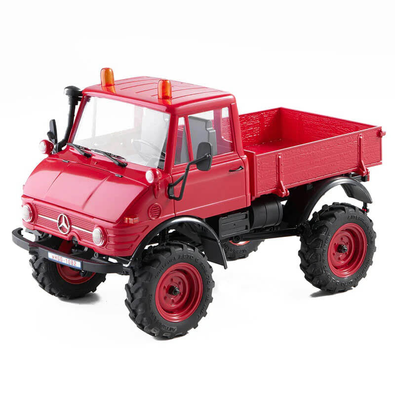 FMS - FCX24 1/24TH UNIMOG SCALER RTR - RED FMS - FMS12405RTRRD