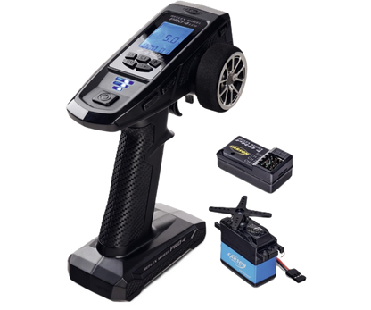 Carson - FS 4K Reflex Wheel Pro 4ch - 2.4GHz LCD Radio & Receiver & 6kg Servo  - Digital Proportional Dual Rates - C500120