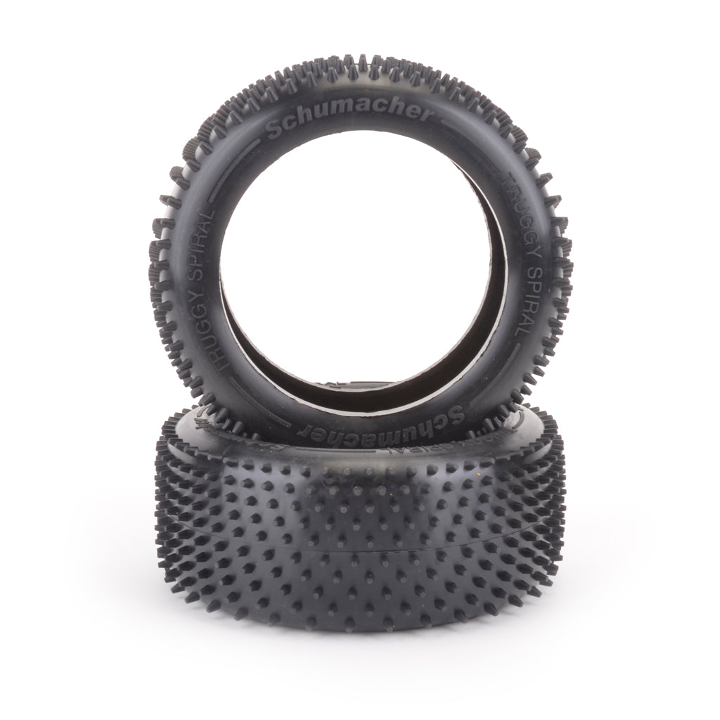 Schumacher - Truggy Spiral Tyre - Silver - pr - G405