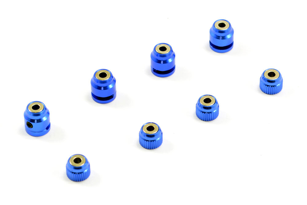 FASTRAX - RC CAR MAGNETIC BODY POST MARKERS - BLUE - (4PCS & CASE) FAST207MBL