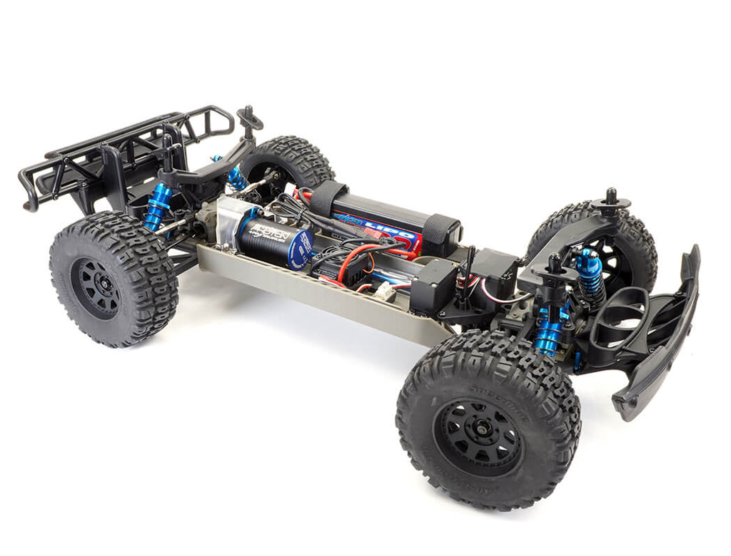 FTX - APACHE 1/10 BRUSHLESS TROPHY (SHORT COURSE) RC 4WD TRUCK RTR W/LIPO & BALANCE CHARGER - BLUE - FTX5498B