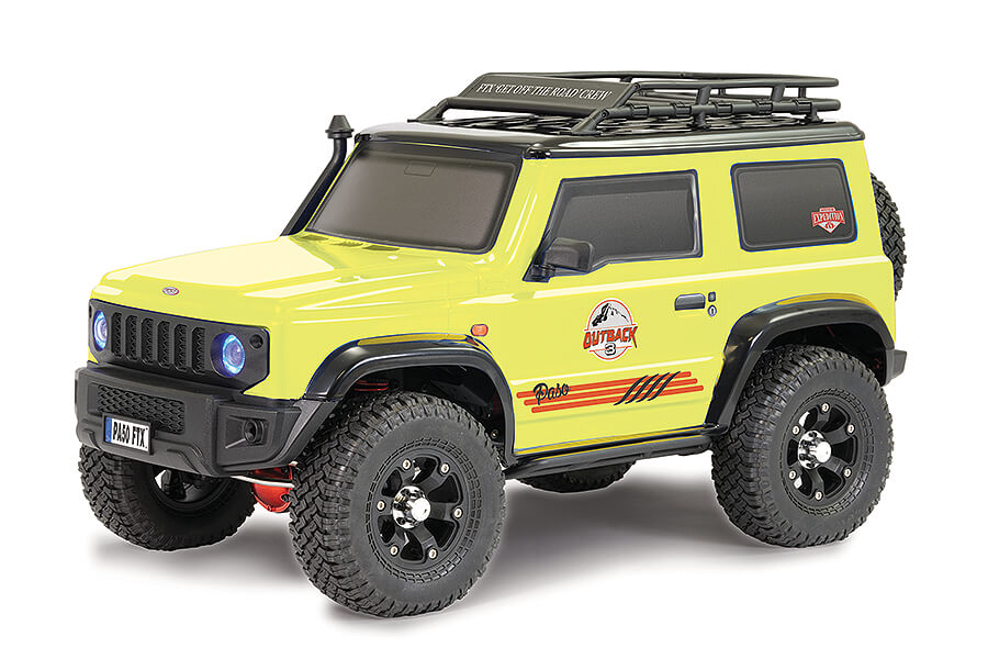 FTX - OUTBACK 3.0 1/10th PASO Rock Crawler RTR (Radio, Battery & Charger Included) 1:10 TRAIL CRAWLER - YELLOW