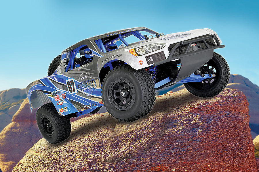 FTX - ZORRO 1/10 TROPHY TRUCK EP BRUSHED 4WD RTR - BLUE (With Battery & Charger) FTX5556B