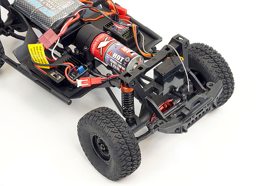 FTX - OUTBACK FURY XC RC RTR 1:16 TRAIL CRAWLER - YELLOW - FTX5592Y (working lights)