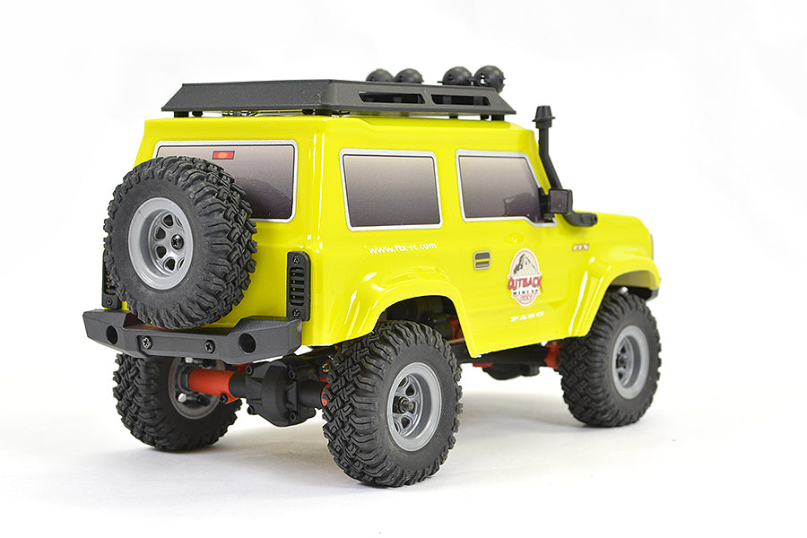 FTX - OUTBACK MINI (1:24TH SCALE) 2.0 PASO - READY-TO-RUN W/PARTS- YELLOW - FTX5508Y