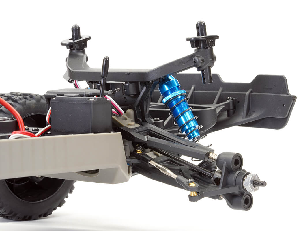 FTX - APACHE 1/10 BRUSHLESS TROPHY (SHORT COURSE) RC 4WD TRUCK RTR W/LIPO & BALANCE CHARGER - BLUE - FTX5498B