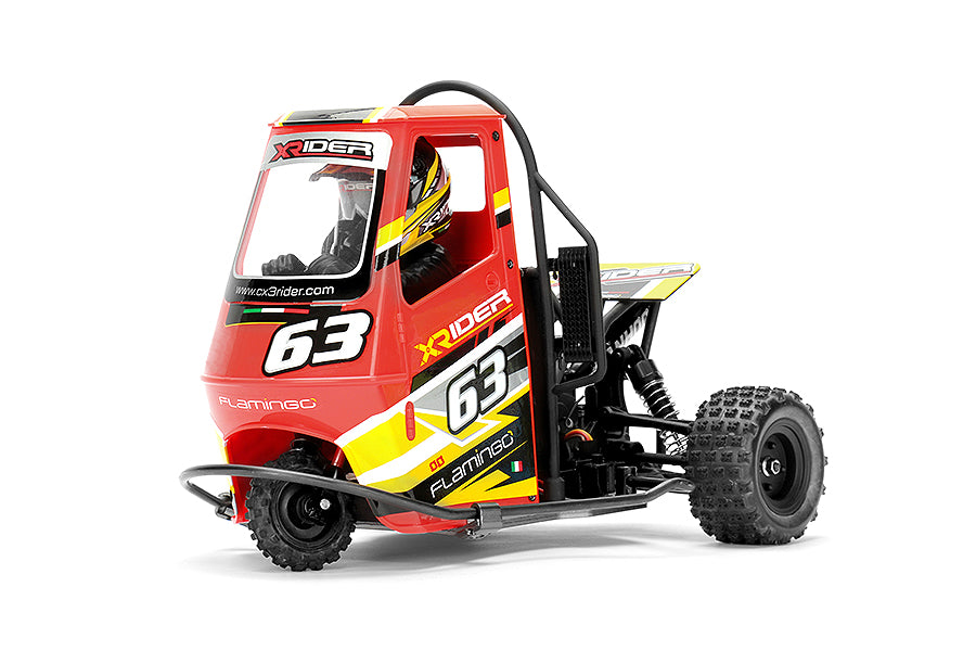 X-RIDER - FLAMINGO 1/8 RADIO CONTROLLED RC TRICYCLE RTR - RED - XR-83001-01