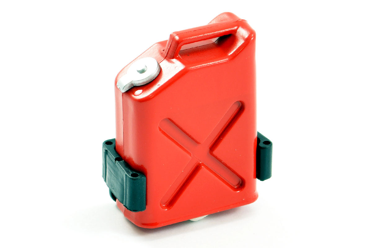 1/10 SCALE - FASTRAX PAINTED FUEL JERRY CAN & MOUNT - RED - FAST2326R