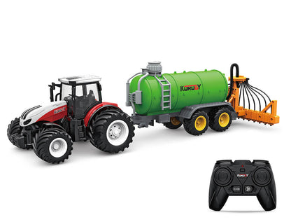 KORODY - RC 1:24 TRACTOR WITH ROTARY LIQUID FERTILIZER SPRAYER W/LED LIGHTS - K-6642K
