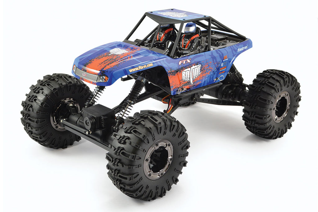 FTX - RAVINE 1:10 RC RTR (Twin Motor & Twin Servos) 4WS ROCK BUGGY CRAWLER - 2S Li-on, Charger & Radio Included - FTX5574