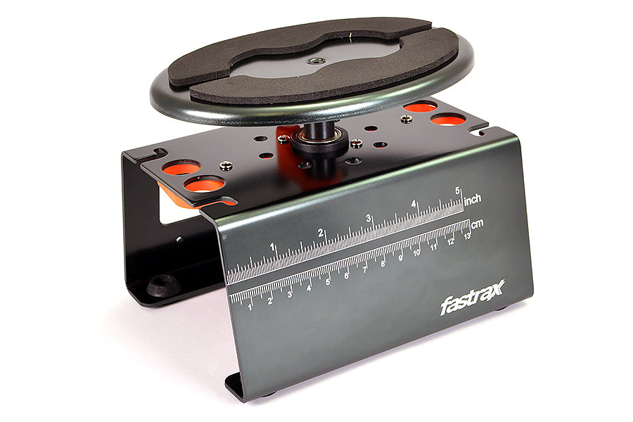FASTRAX - DELUXE ALLOY LOCKING ROTATING MAINTENANCE SHOCK CAR STAND - GREY