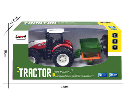 KORODY - RC 1:24 TTRACTOR WITH FERTILIZER TRUCK W/LED LIGHTS - K-6635K