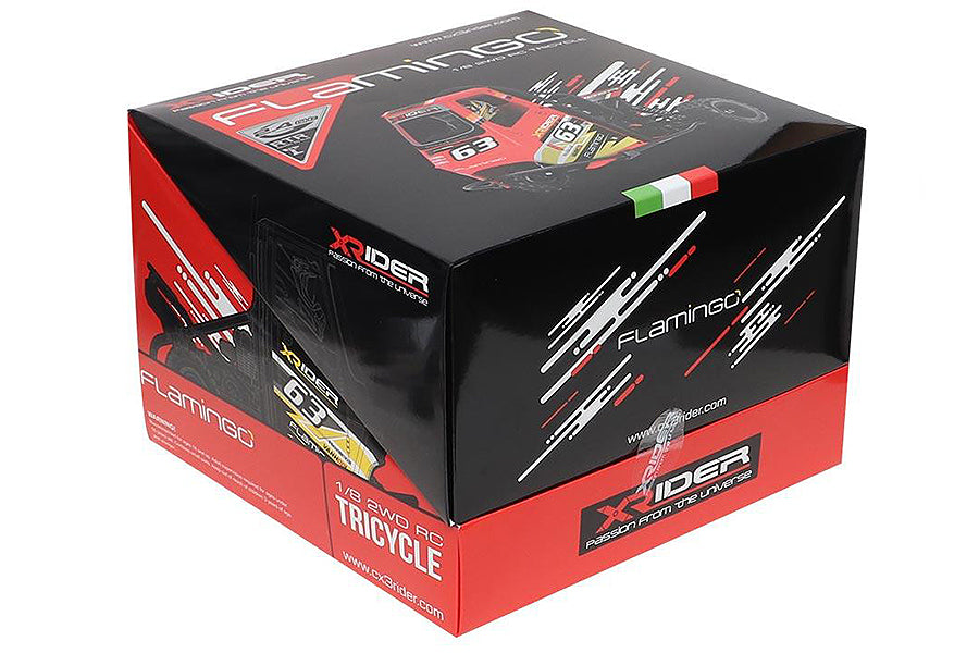 X-RIDER - FLAMINGO 1/8 RADIO CONTROLLED RC TRICYCLE RTR - RED - XR-83001-01