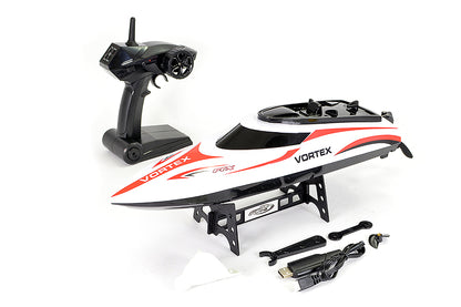 FTX - VORTEX HIGH SPEED R/C RACE BOAT 44CM - INC's BATTERY, CHARGER & RADIO