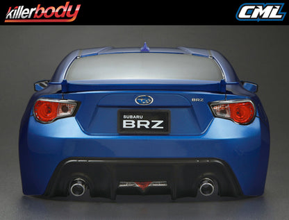 KILLERBODY - 1/10 SUBARU BRZ CAR BODY- 190MM PRE-PAINTED W/LIGHT BUCKETS - MET BLUE - KB48576