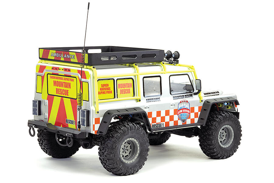 FTX - KANYON 4X4 MOUNTAIN RESCUE 2-SPEED RC RTR 1:10 XL ROCK CRAWLER - FTX5563R (working winch & lights)