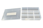 FASTRAX - RC PARTS/PINIONS/SCREWS BOX 180MMX140MM (8 SECTIONS) - FAST676-D