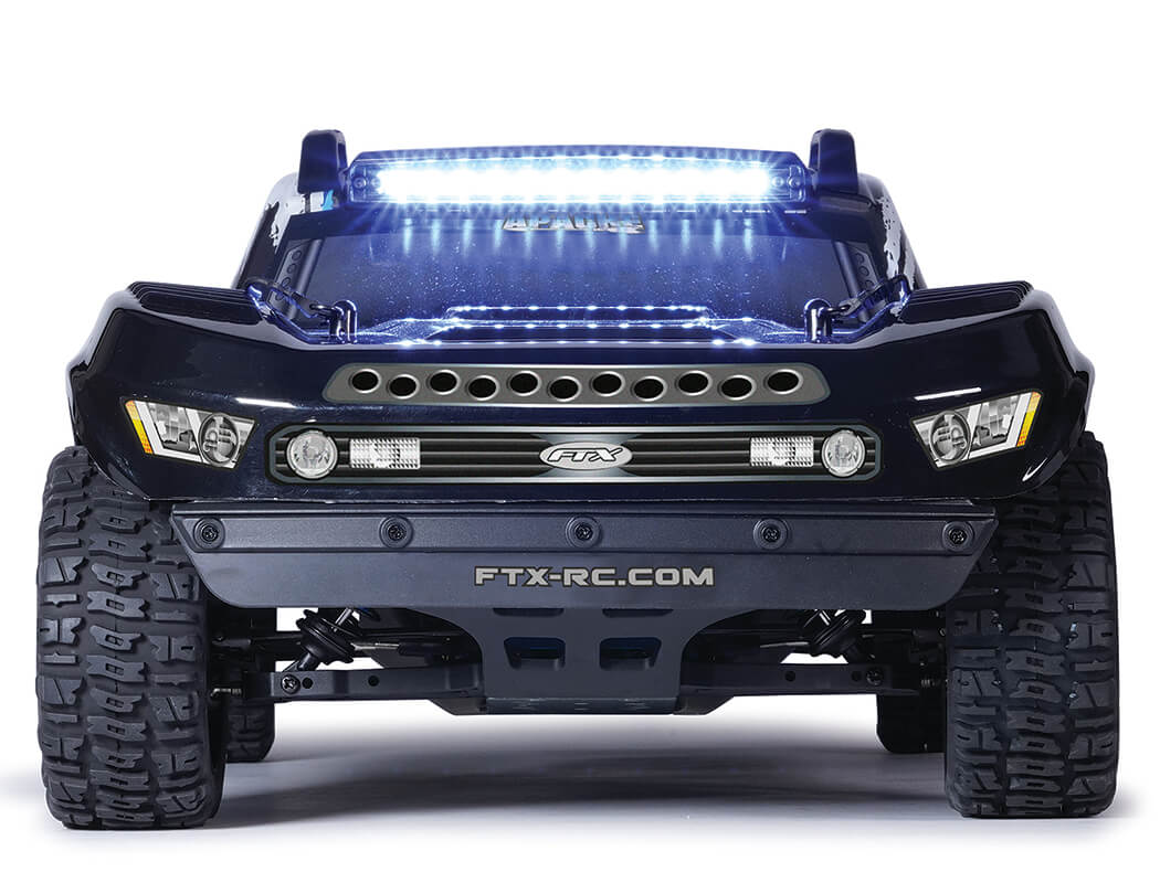 FTX - APACHE 1/10 BRUSHLESS TROPHY (SHORT COURSE) RC 4WD TRUCK RTR W/LIPO & BALANCE CHARGER - BLUE - FTX5498B