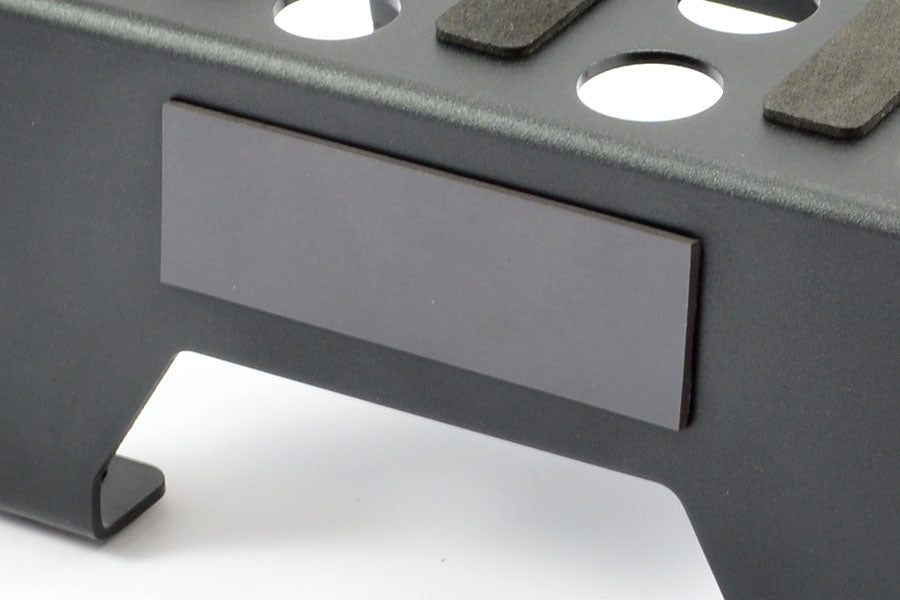 FASTRAX BLACK 1/10 RC CAR ALLOY METAL PIT STAND/SHOCK JIG/MAGNETIC - FAST410BK