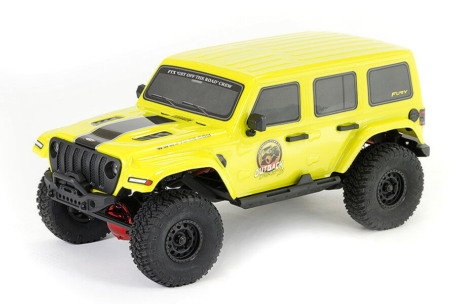 FTX - OUTBACK FURY XC RC RTR 1:16 TRAIL CRAWLER - YELLOW - FTX5592Y (working lights)