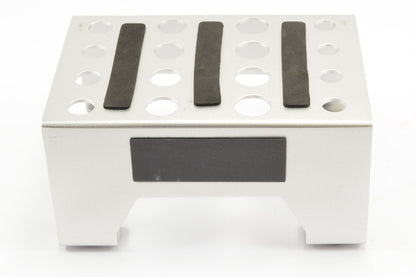 FASTRAX SILVER 1/10 RC CAR ALLOY METAL PIT STAND/SHOCK JIG/MAGNETIC - FAST410S