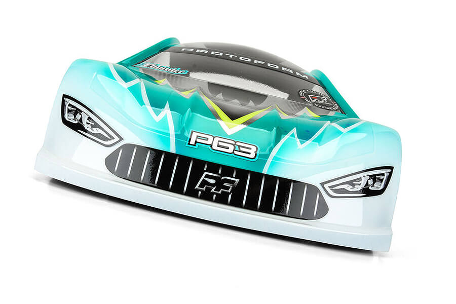 PROTOFORM - P63 PRO-LITE (0.5MM) 1/10 CLEAR BODYSHELL 190MM TC CAR - PRM158020
