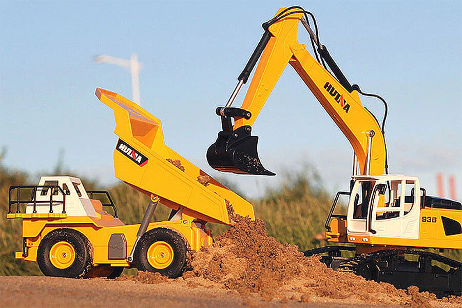 HUINA - Remote Control Construction 2.4G 6CH RC EXCAVATOR 1/24TH - CY1516