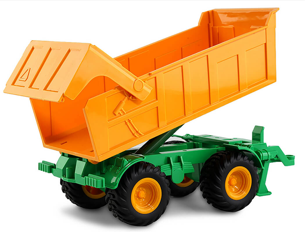 KORODY - RC 1:24 TRACTOR WITH ROTARY TIPPING TRAILER W/LED LIGHTS - K-6643K