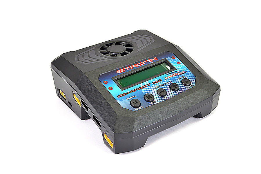 ETRONIX - POWERPAL Lipo/LiHV 2-4S NiMh 6-8S AC 10A 100W QUAD CHARGER/DISCHARGER - ET0203