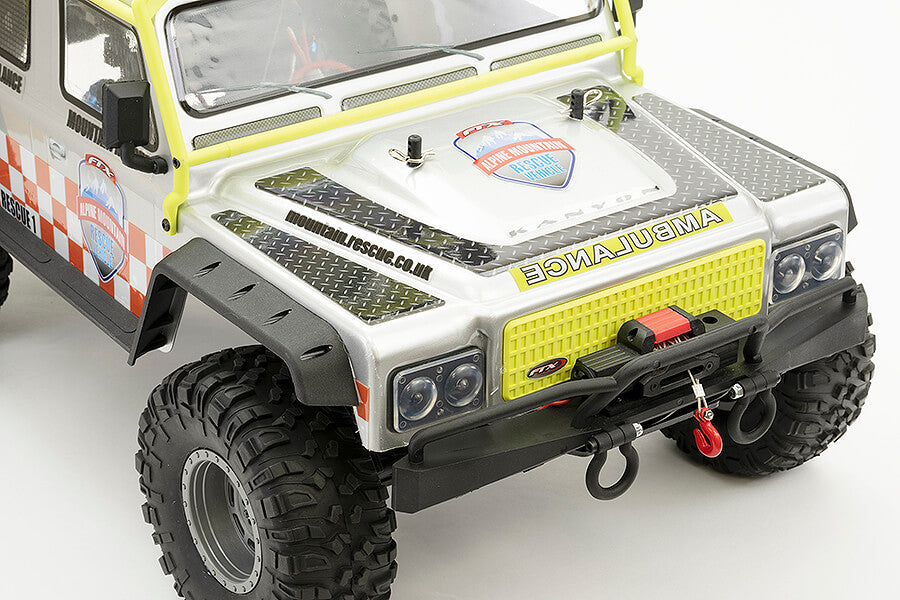 FTX - KANYON 4X4 MOUNTAIN RESCUE 2-SPEED RC RTR 1:10 XL ROCK CRAWLER - FTX5563R (working winch & lights)