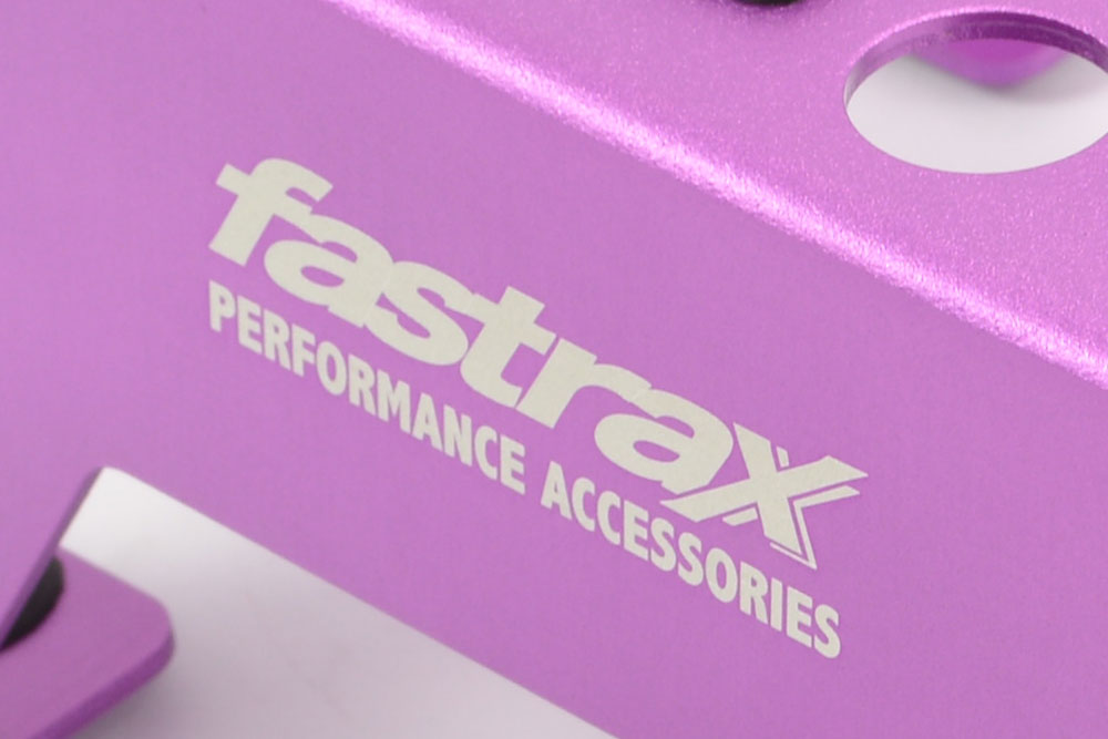 FASTRAX PURPLE 1/10 RC CAR ALLOY METAL PIT STAND/SHOCK JIG/MAGNETIC - FAST410P