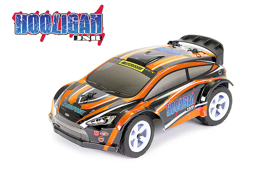 FTX - HOOLIGAN JNR 1/28TH RTR RALLY CAR - ORANGE - RADIO/BATTERY/CHARGER INCLUDED